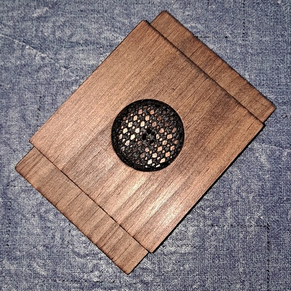 Display Stand for Souvenir Baseball Wood Low Profile 2 Tier "Ball Not Included" - Picture 4 of 9